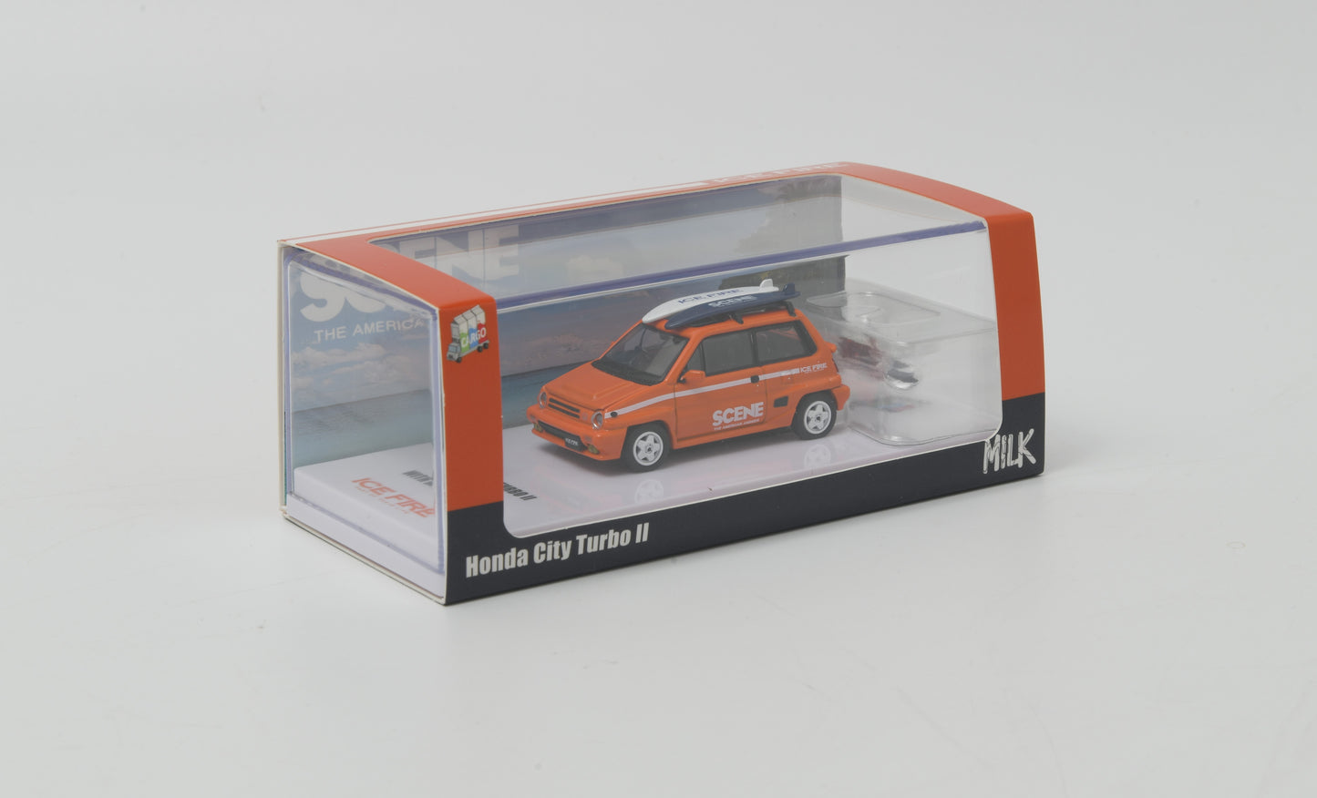 Honda City Turbo II with Motocompo special version (Scene by Ice Fire) (此價格包含運費)