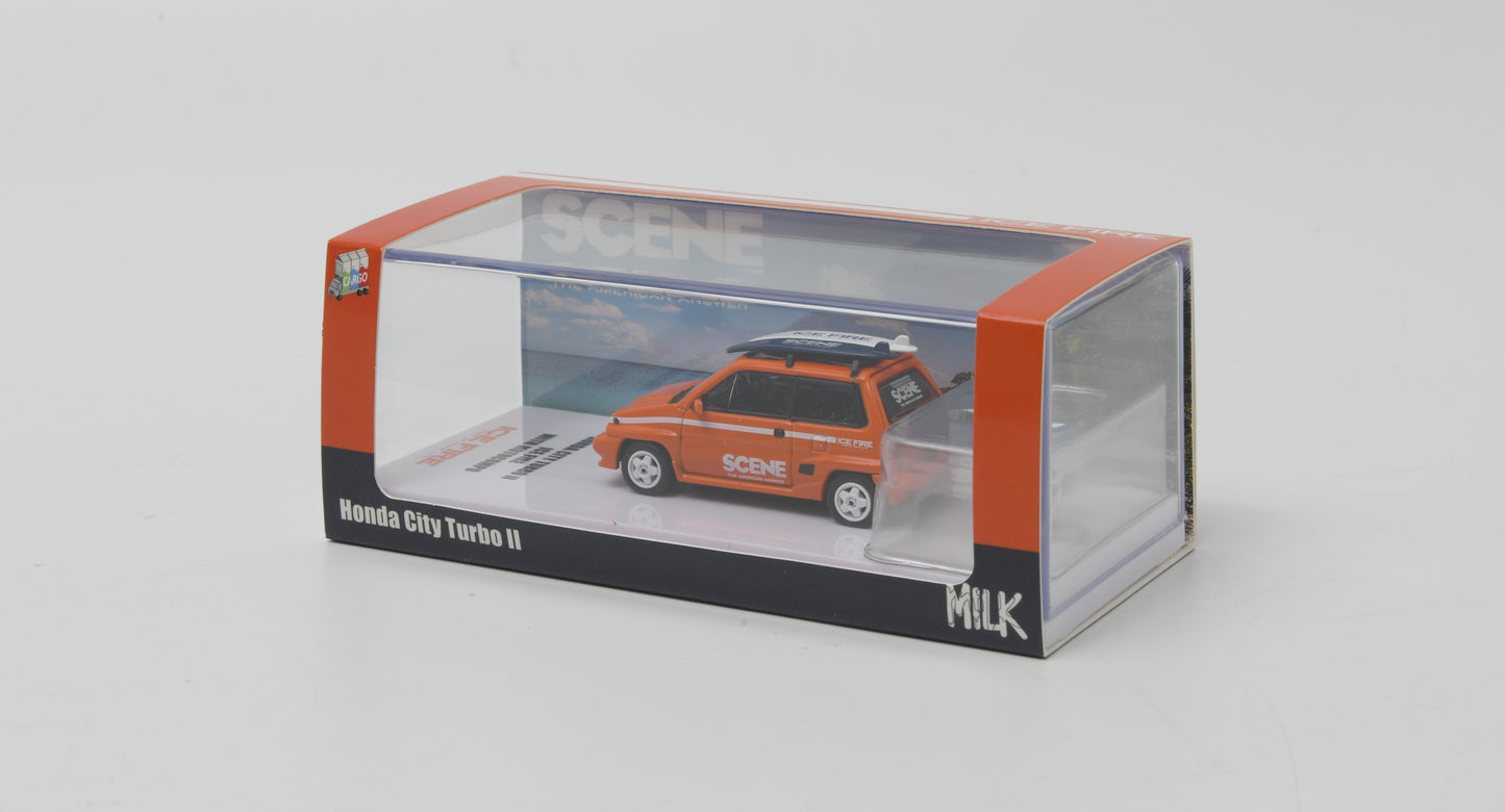 Honda City Turbo II with Motocompo special version (Scene by Ice Fire) (此價格包含運費)