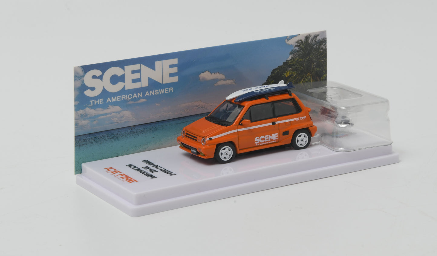 Honda City Turbo II with Motocompo special version (Scene by Ice Fire) (此價格包含運費)