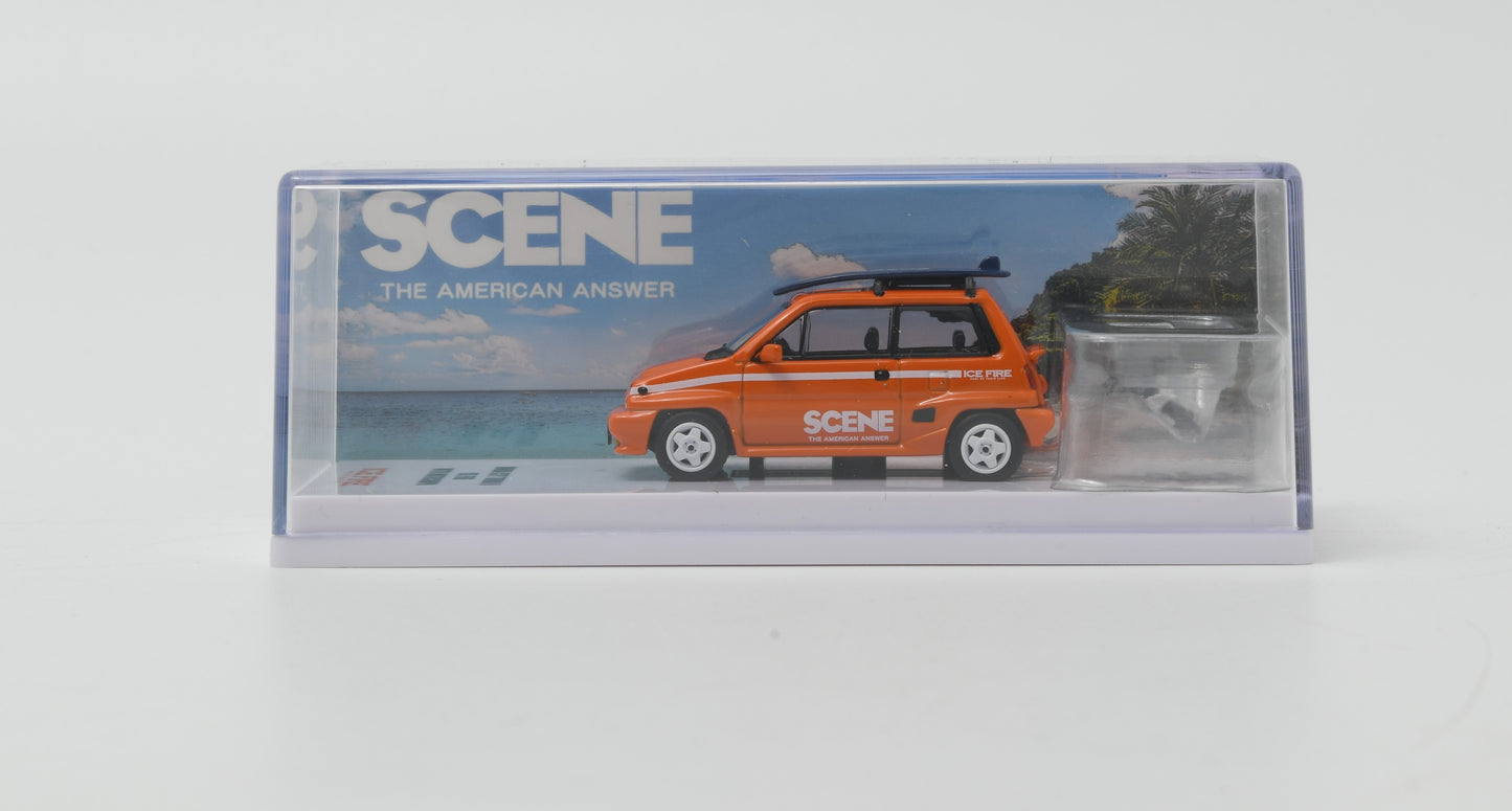 Honda City Turbo II with Motocompo special version (Scene by Ice Fire) (此價格包含運費)