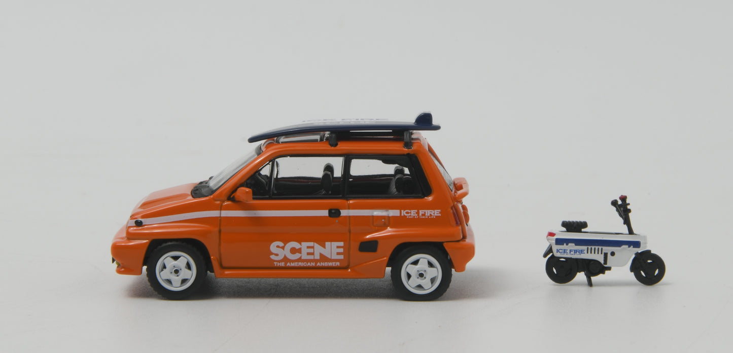 Honda City Turbo II with Motocompo special version (Scene by Ice Fire) (此價格包含運費)