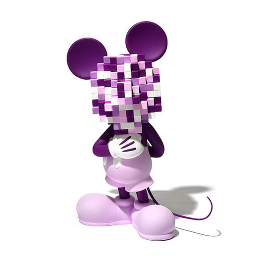 Mickey Mouse (mosaic art style) (紫色) (40cm Tall) (此價格不含運費)